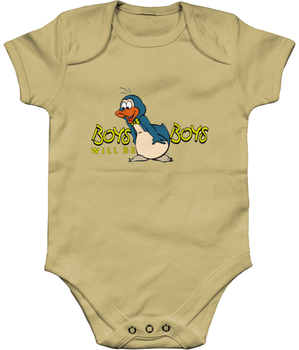 Bampsie Baby Romper Organic Boys will be Boys