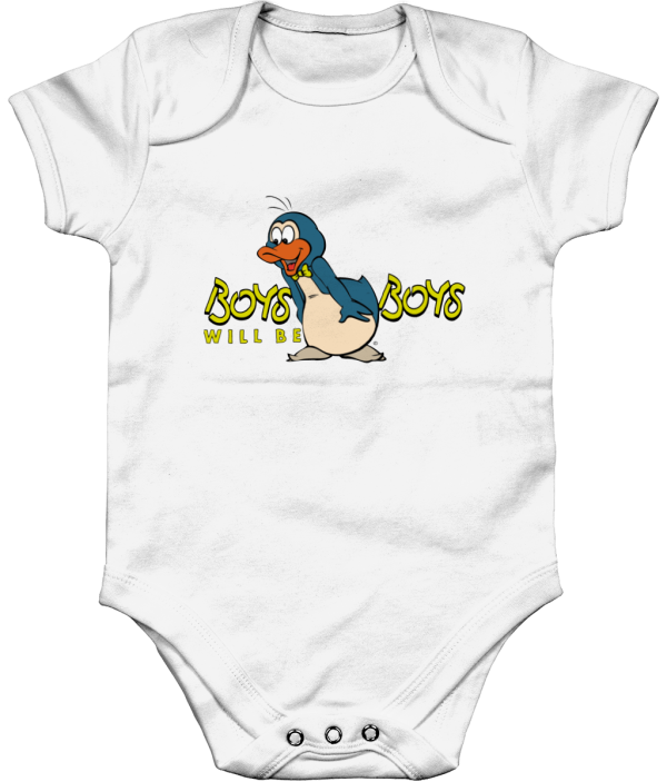 Bampsie Baby Romper Organic Boys will be Boys