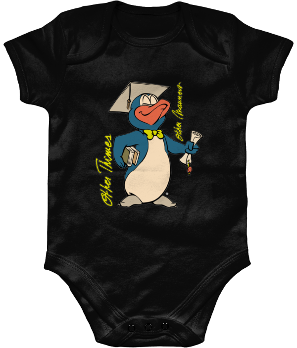 OTHER TIMES BODY BLACK Bampsie Baby Romper other times other moment