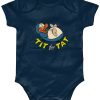 Bampsie  Baby Romper  tit for tat