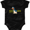 Bampsie  Baby Romper Organic  girls will be girls