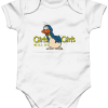 Bampsie  Baby Romper Organic  girls will be girls