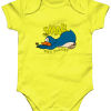 small but plucky body pale yellow Bampsie Baby Romper Small but plucky
