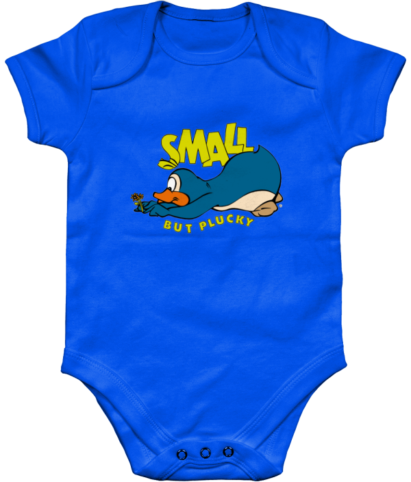 small but plucky body royal Bampsie Baby Romper Small but plucky