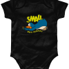 small but plucky body zwart Bampsie Baby Romper Small but plucky