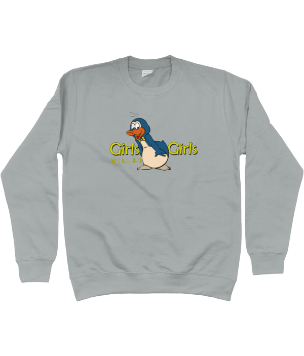sweater girls be girls heater grey Kids Sweatshirt Girls will be Girls