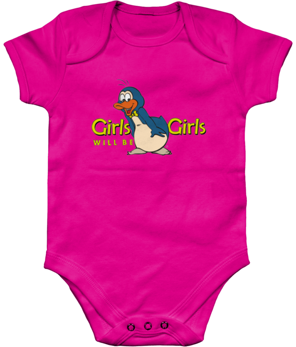 GIRLS-BE-G-FUSHIA-BODY-1.png Bampsie Baby Romper girls will be girls