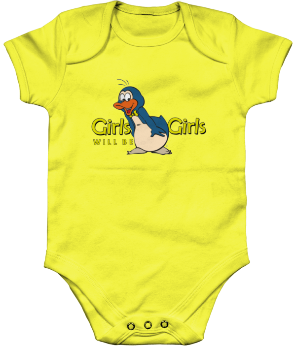 GIRLS-BE-G-PALE-YELLOW-BODY-1.png Bampsie Baby Romper girls will be girls