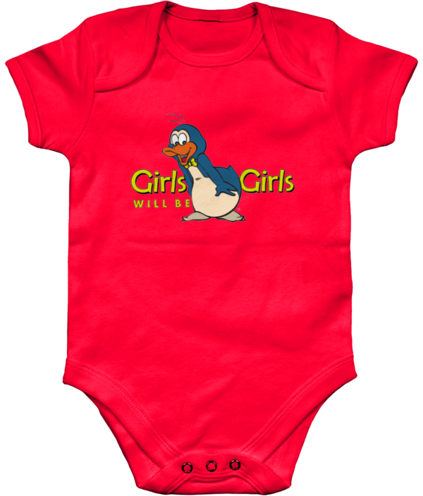 GIRLS-BE-G-RED-BODY-1.png Bampsie Baby Romper girls will be girls