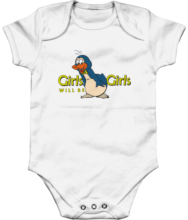 GIRLS-BE-G-WHITE-BODY-1.png Bampsie Baby Romper girls will be girls