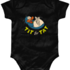 ROMPER-TIT-TAT-BLACK.png Bampsie Baby Romper tit for tat