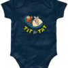 ROMPER-TIT-TAT-NAVY.png Bampsie Baby Romper tit for tat