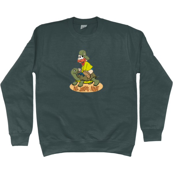 SWEATER-CHARCOAL-ALL-JOKING.png Kids Sweatshirt All joking Apart
